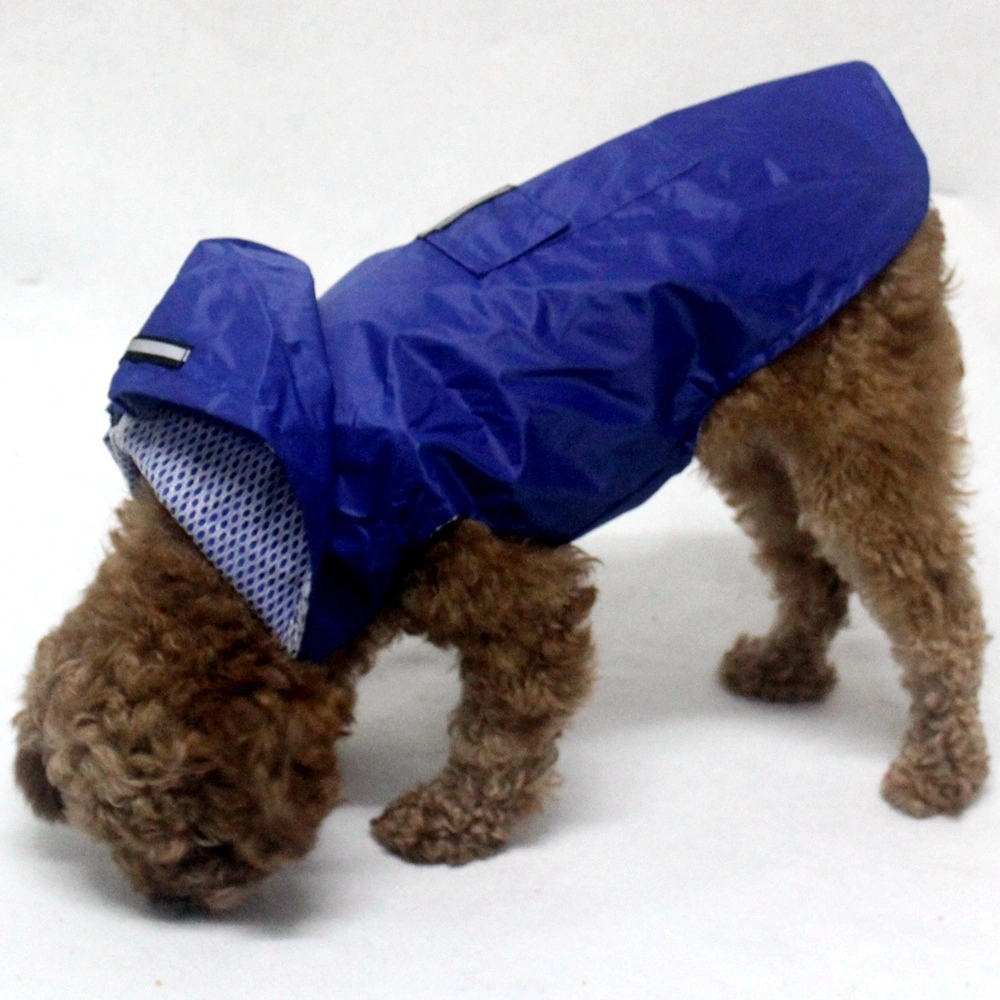 Pet Reflective Big Dog Raincoat Puppy Poncho Super Waterproof Hooded Pass Code Dog Clothes