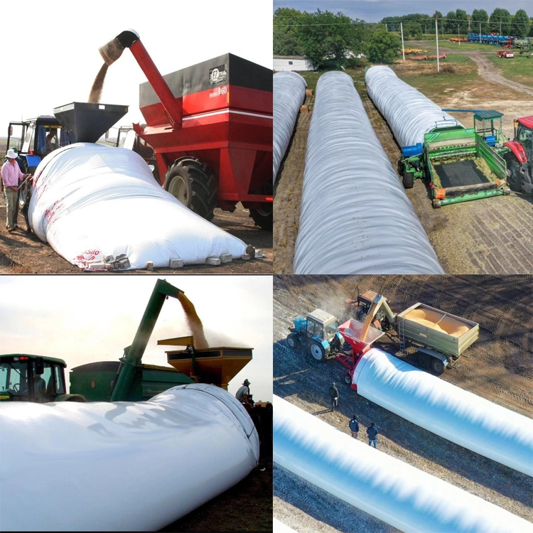 Plastic LDPE White/Black Silo Bag Large Small Mini Silo Silage Bag for Straw Storage