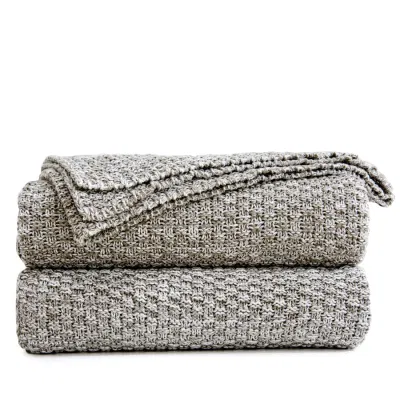 Bedding Knitted Throw Blanket Cozy Machine Washable Sofa Knit Blankets